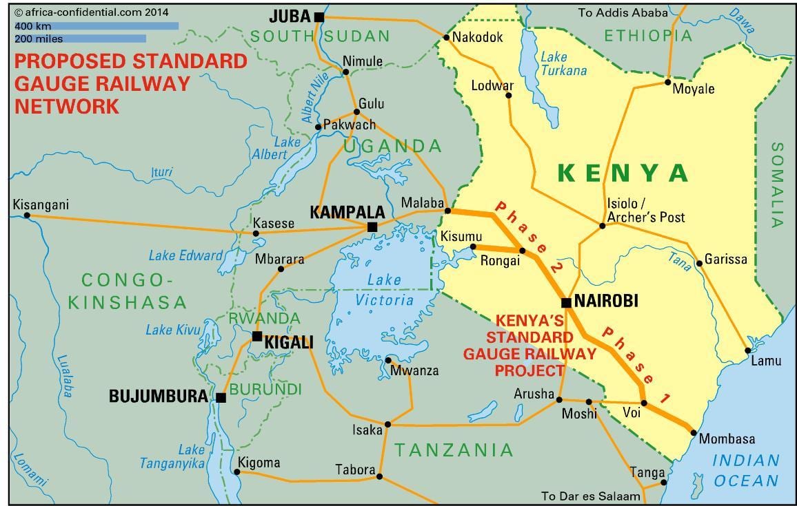 sgr نقشہ کینیا
