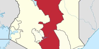کے نقشے مشرقی ریاست کینیا