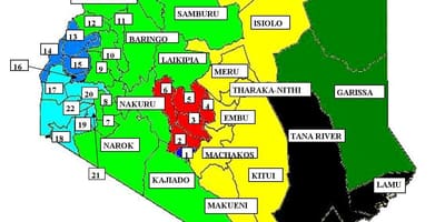 نقشہ کے kisumu کینیا